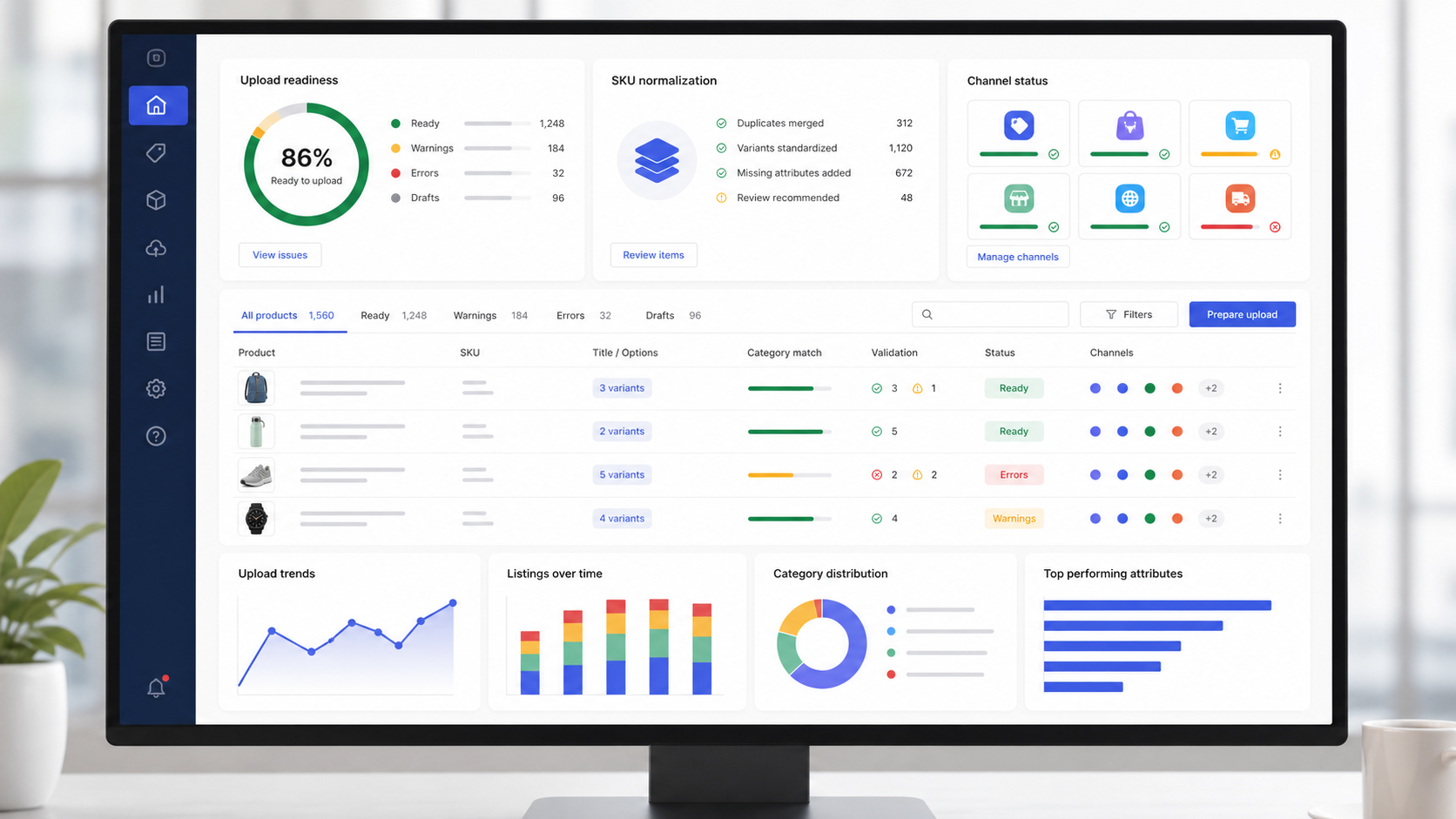 Sellup Market Upload Dashboard